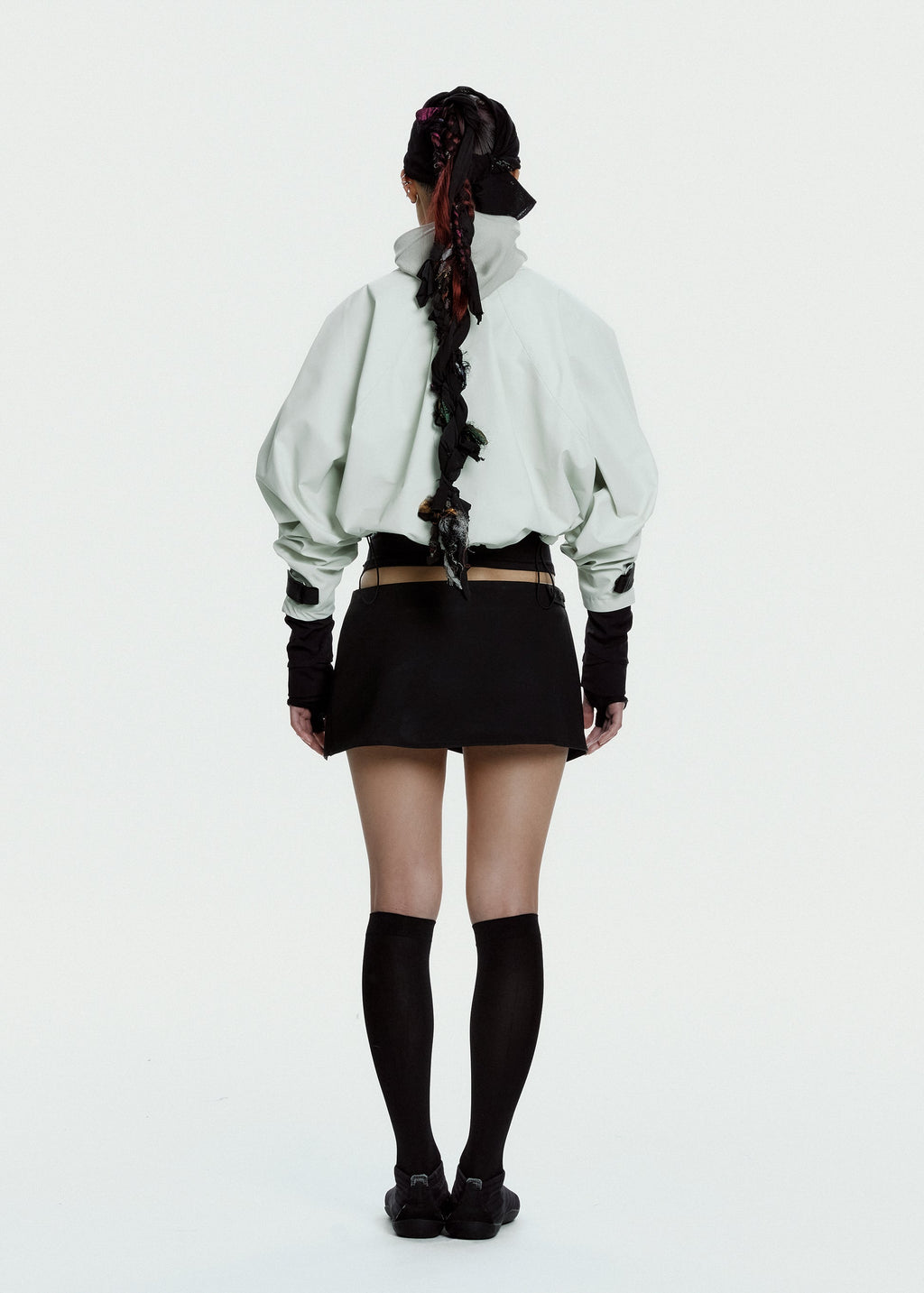 Hyein Seo - Double Layer Bolero Jacket (Pale Green) product image 4 | TRAB K-Fashion Australia