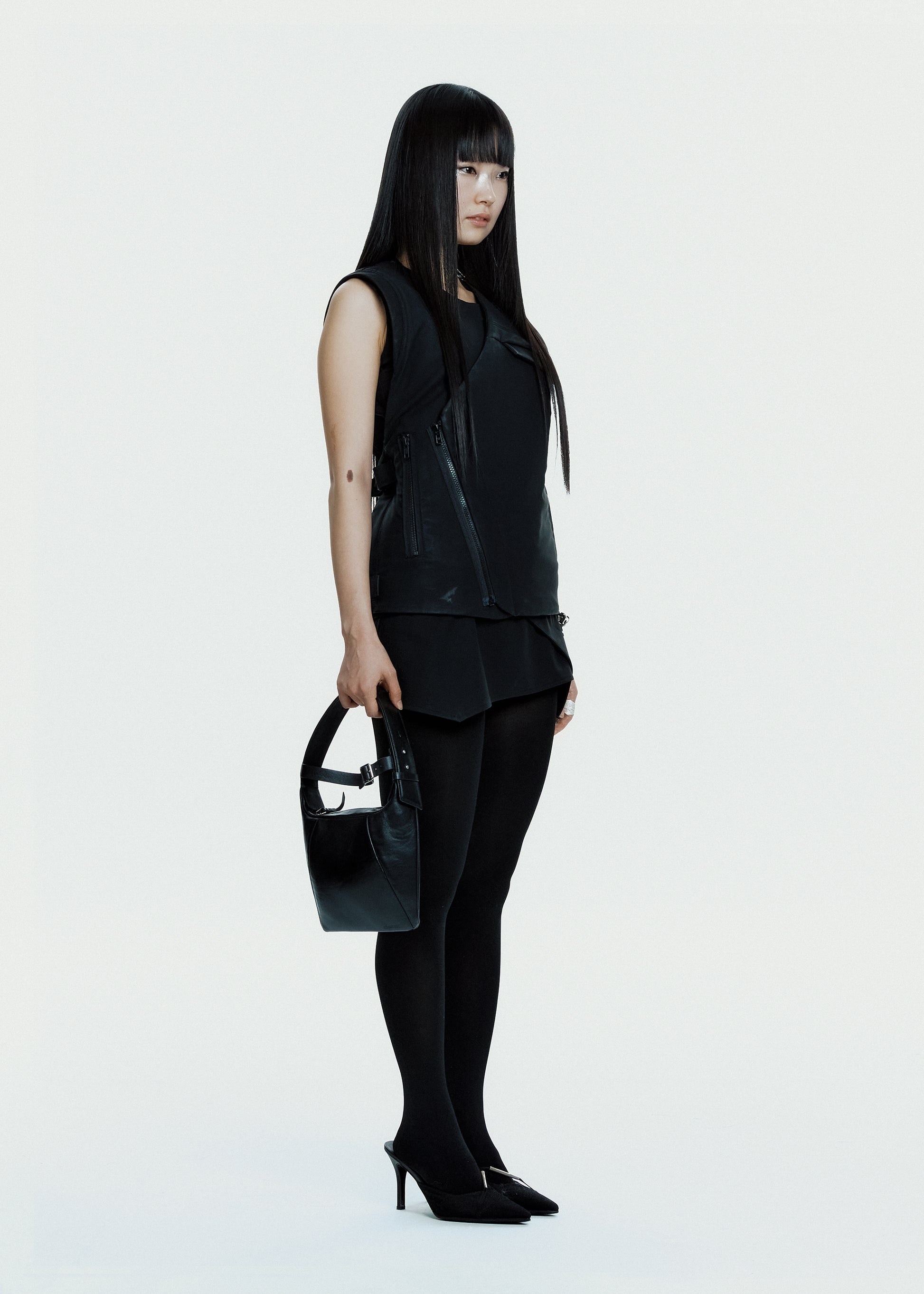 Hyein Seo - Light Down Vest (Black) product image 6 | TRAB K-Fashion Australia