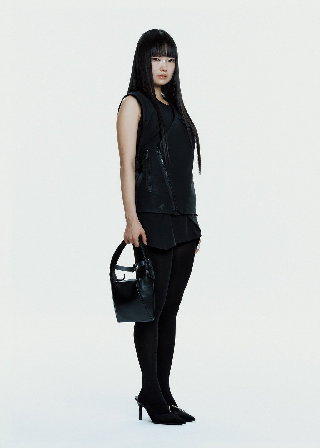Hyein Seo - Light Down Vest (Black) product image 5 | TRAB K-Fashion Australia