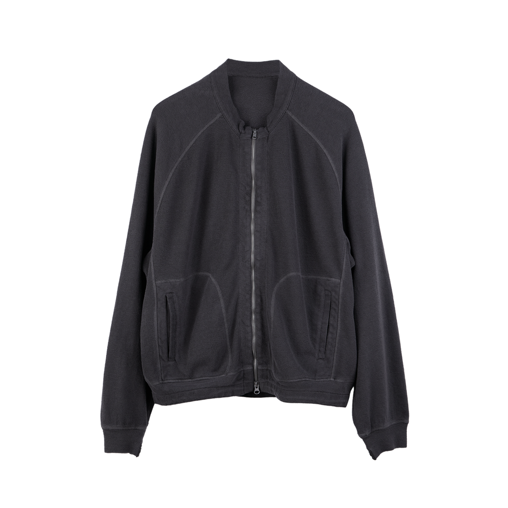 Polyteru - Rough Set Zip (Up Charcoal) product image 1 | TRAB K-Fashion Australia