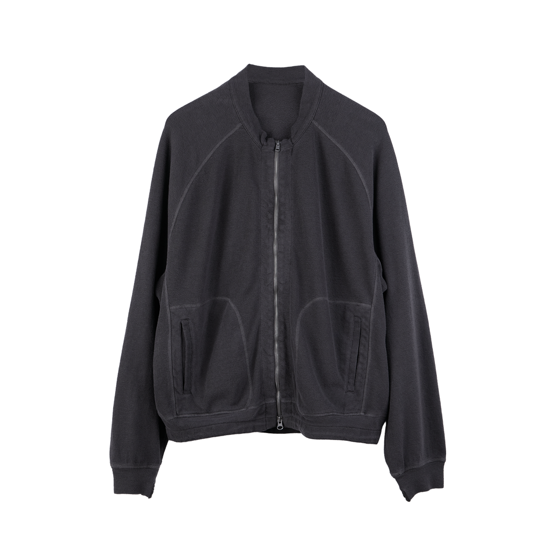 Polyteru - Rough Set Zip (Up Charcoal) product image 1 | TRAB K-Fashion Australia