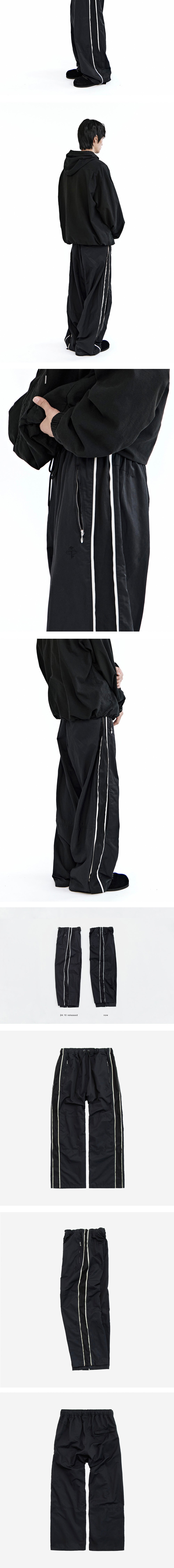 Polyteru - 1011 Nylon Track Pants (Dark Navy) product image 5 | TRAB K-Fashion Australia