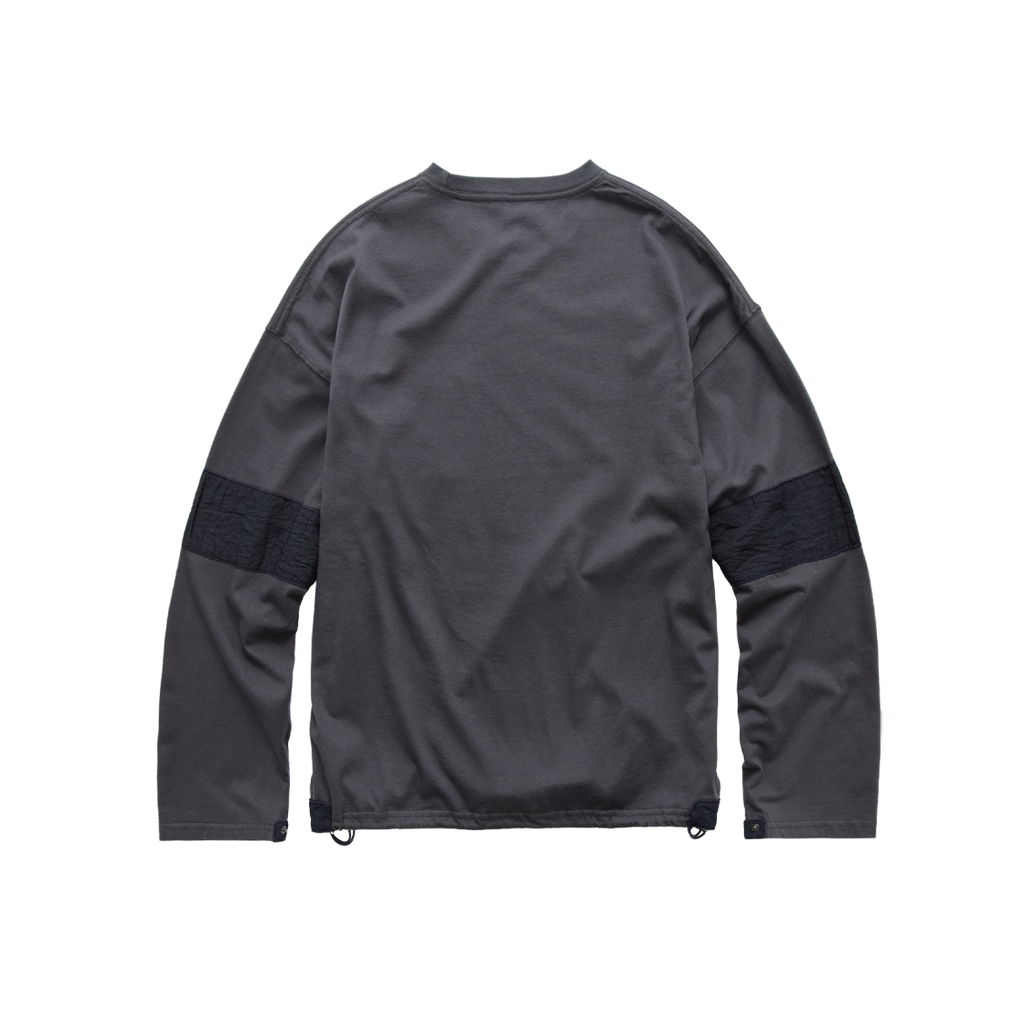 Polyteru - Boarder Long Sleeves (Purple Navy) product image 2 | TRAB K-Fashion Australia