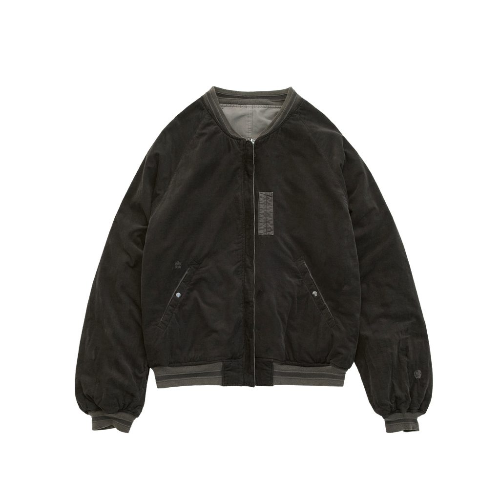 Polyteru - 1011 Reversible Floral Souvenir Bomber (Light Sage) product image 3 | TRAB K-Fashion Australia