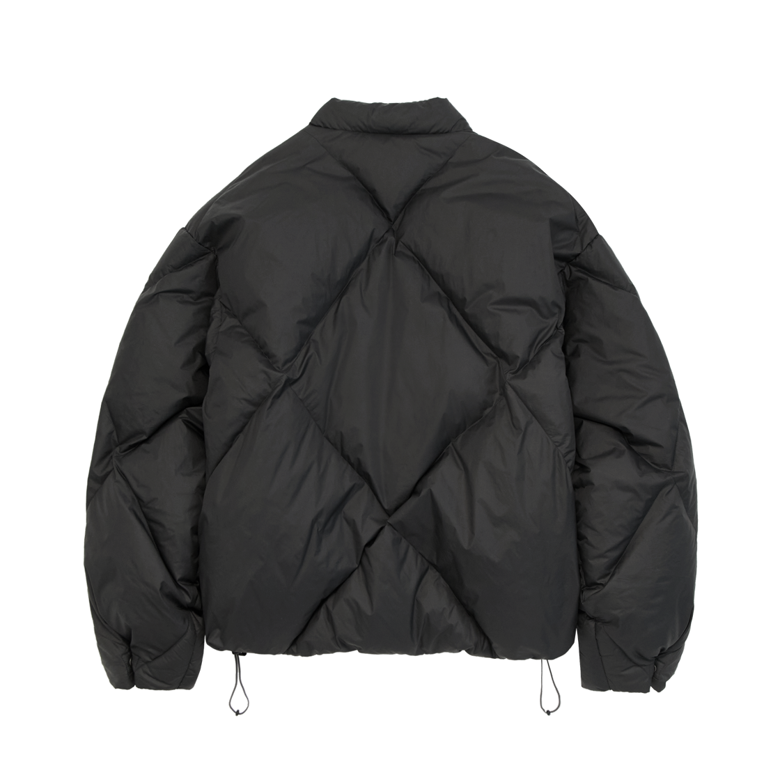 Polyteru - Rhombus Down Puffer Jacket (Black Charcoal) product image 2 | TRAB K-Fashion Australia