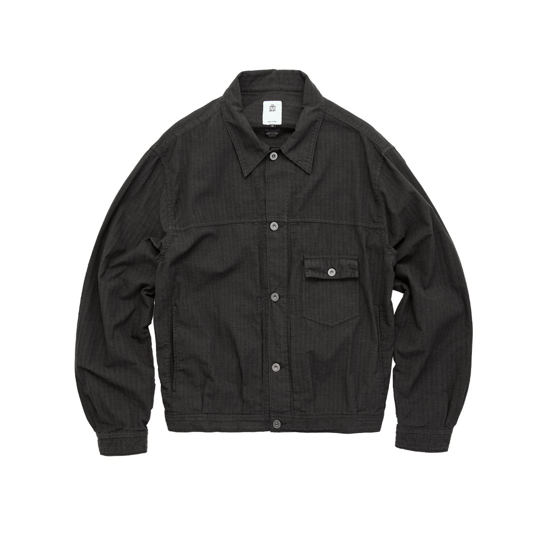 Polyteru - Light Trucker Jacket (Striped Brown) product image 1 | TRAB K-Fashion Australia