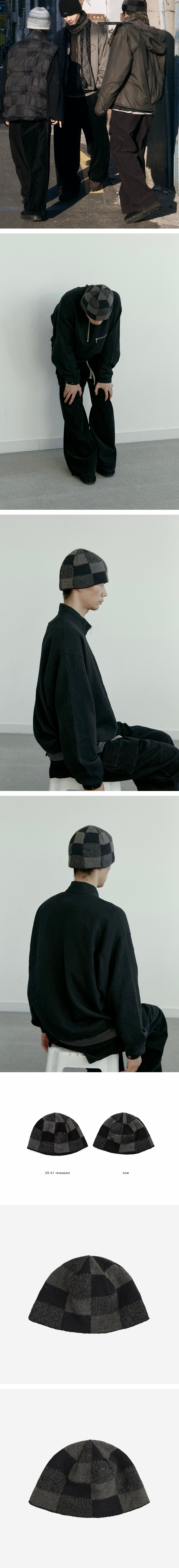 Polyteru - Knit Beanie (Light Patched) product image 4 | TRAB K-Fashion Australia
