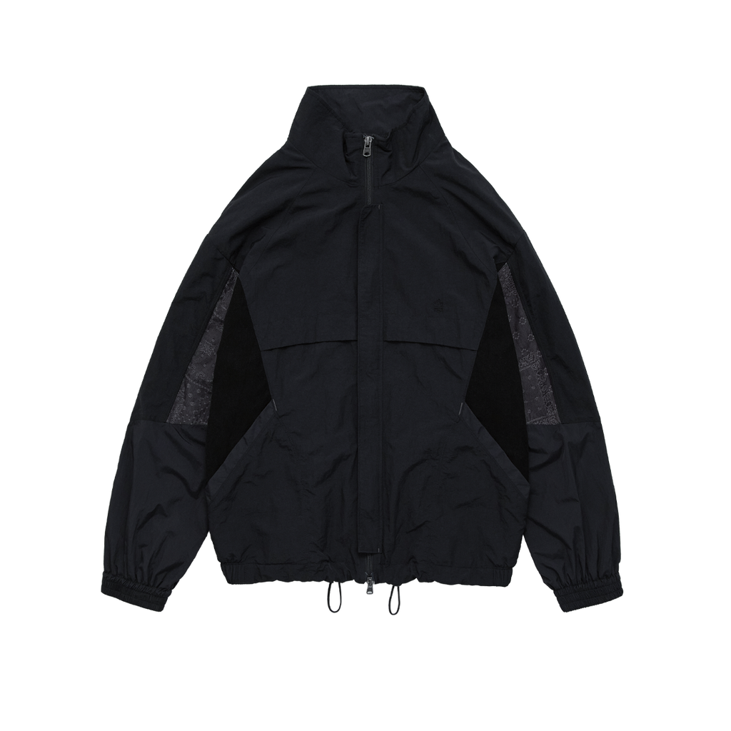 Polyteru - Track Jumper Paisley (Patched Black) product image 1 | TRAB K-Fashion Australia