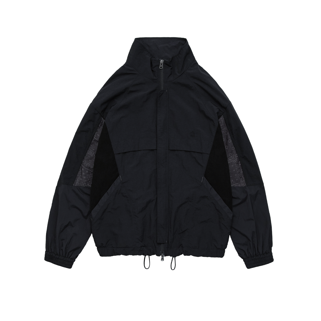 Polyteru - Track Jumper Paisley (Patched Black) product image 1 | TRAB K-Fashion Australia