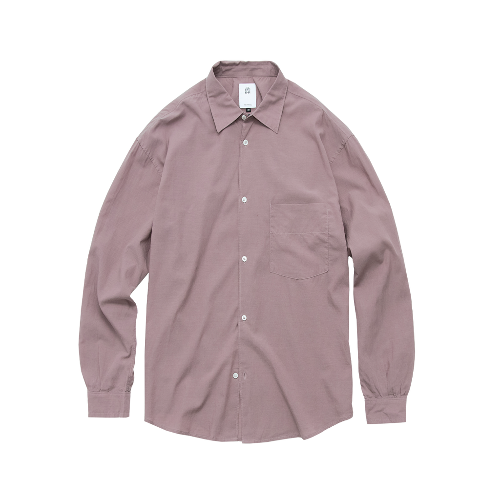 Polyteru - Tenco Loosed Shirts 2.0 Dyed (Dark Pink) product image 1 | TRAB K-Fashion Australia