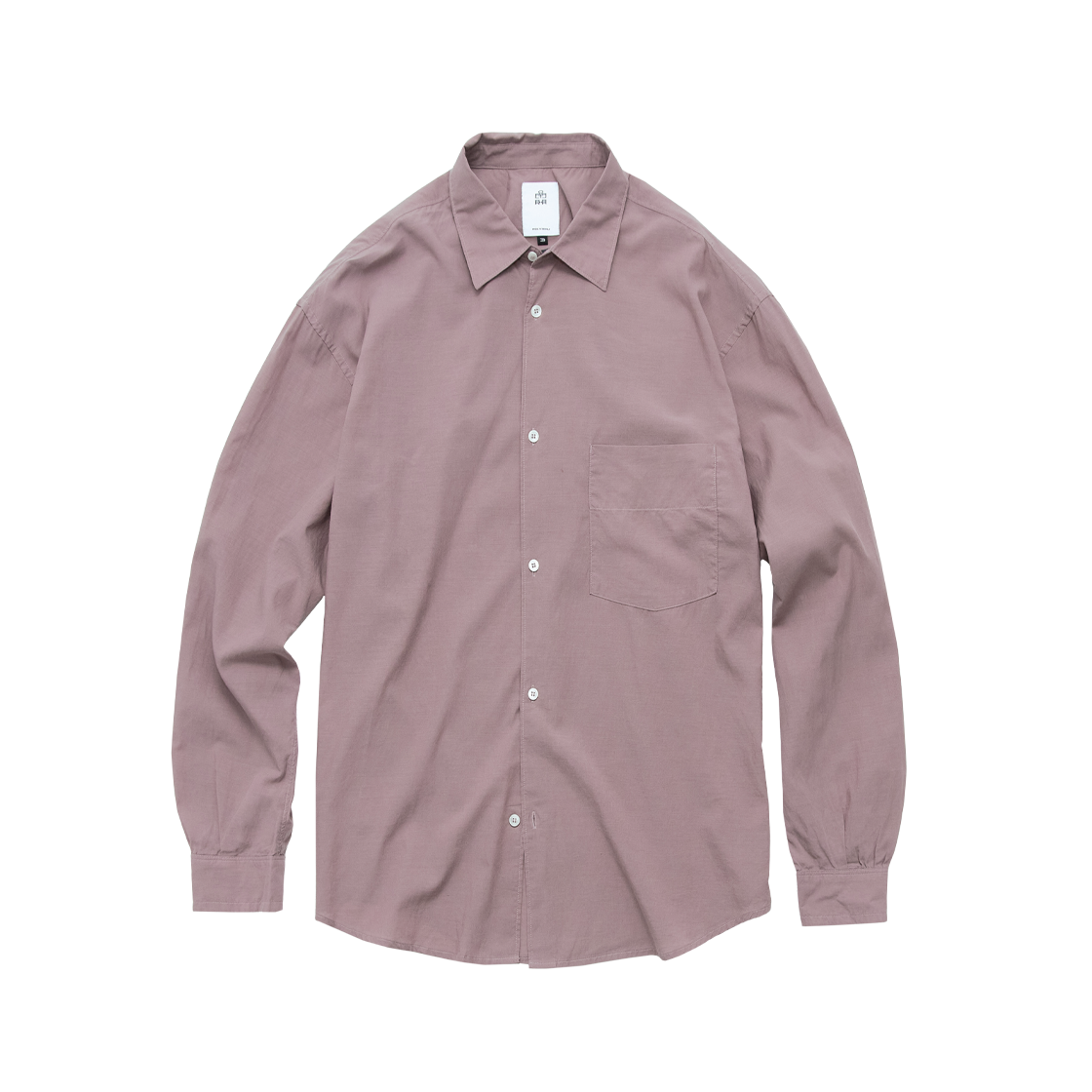 Polyteru - Tenco Loosed Shirts 2.0 Dyed (Dark Pink) product image 1 | TRAB K-Fashion Australia