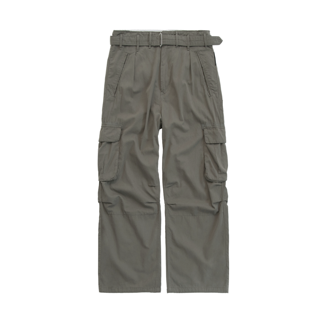 Polyteru - Belted Cargo Pants 1.2v (Olive Gray) product image 1 | TRAB K-Fashion Australia