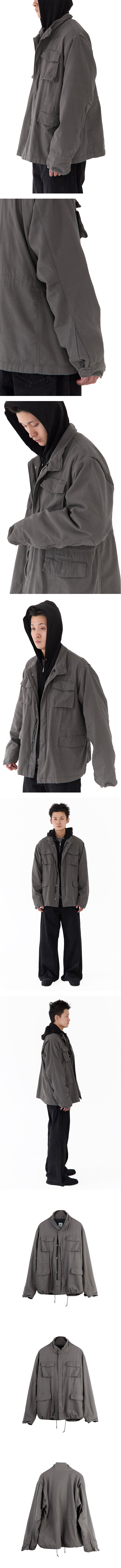 Polyteru - Plained Field Parka (Sage Gray) product image 4 | TRAB K-Fashion Australia