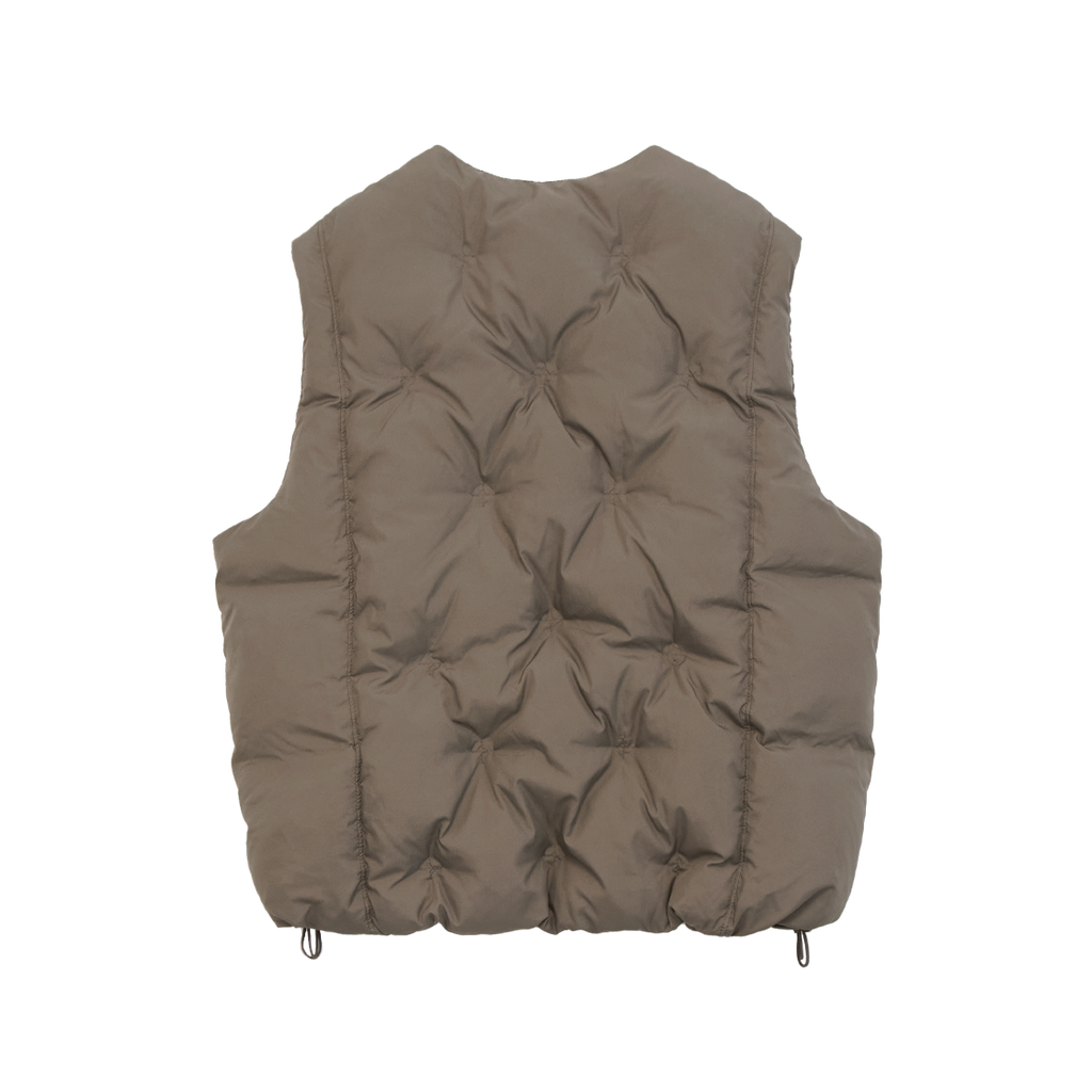 Polyteru - Embo Down Vest (Beige) product image 2 | TRAB K-Fashion Australia