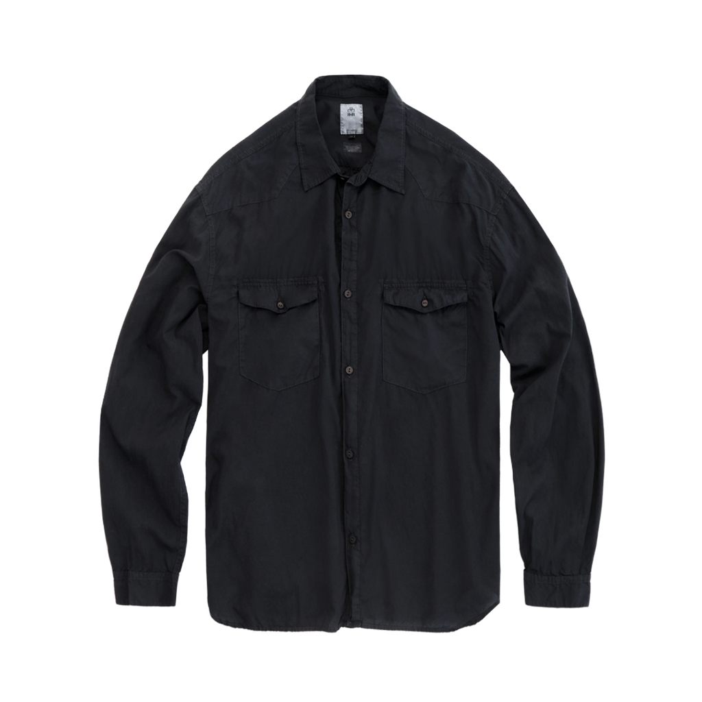 Polyteru - Loosed Tenco Western Shirts Dark (Purple Navy) product image 1 | TRAB K-Fashion Australia