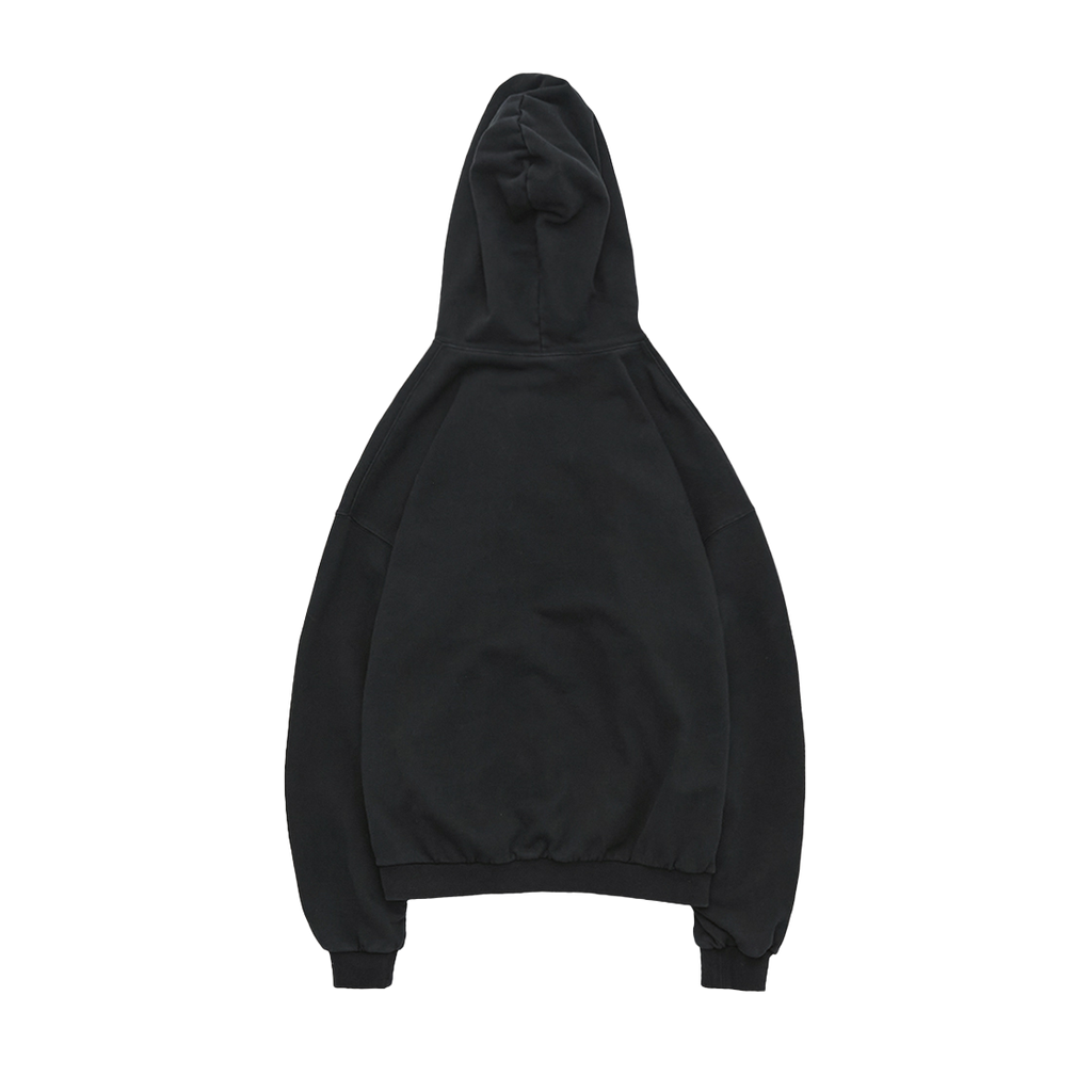 Polyteru - x Casper Zip Hoodie 3 Good Men (Washed Black) product image 1 | TRAB K-Fashion Australia