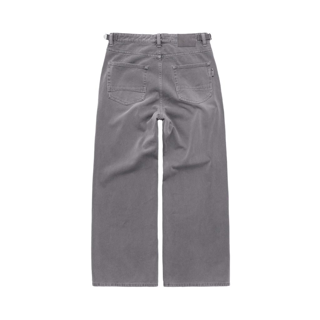 Polyteru - Soft Brushed Gosima Denim Pants (Mid Gray) product image 2 | TRAB K-Fashion Australia