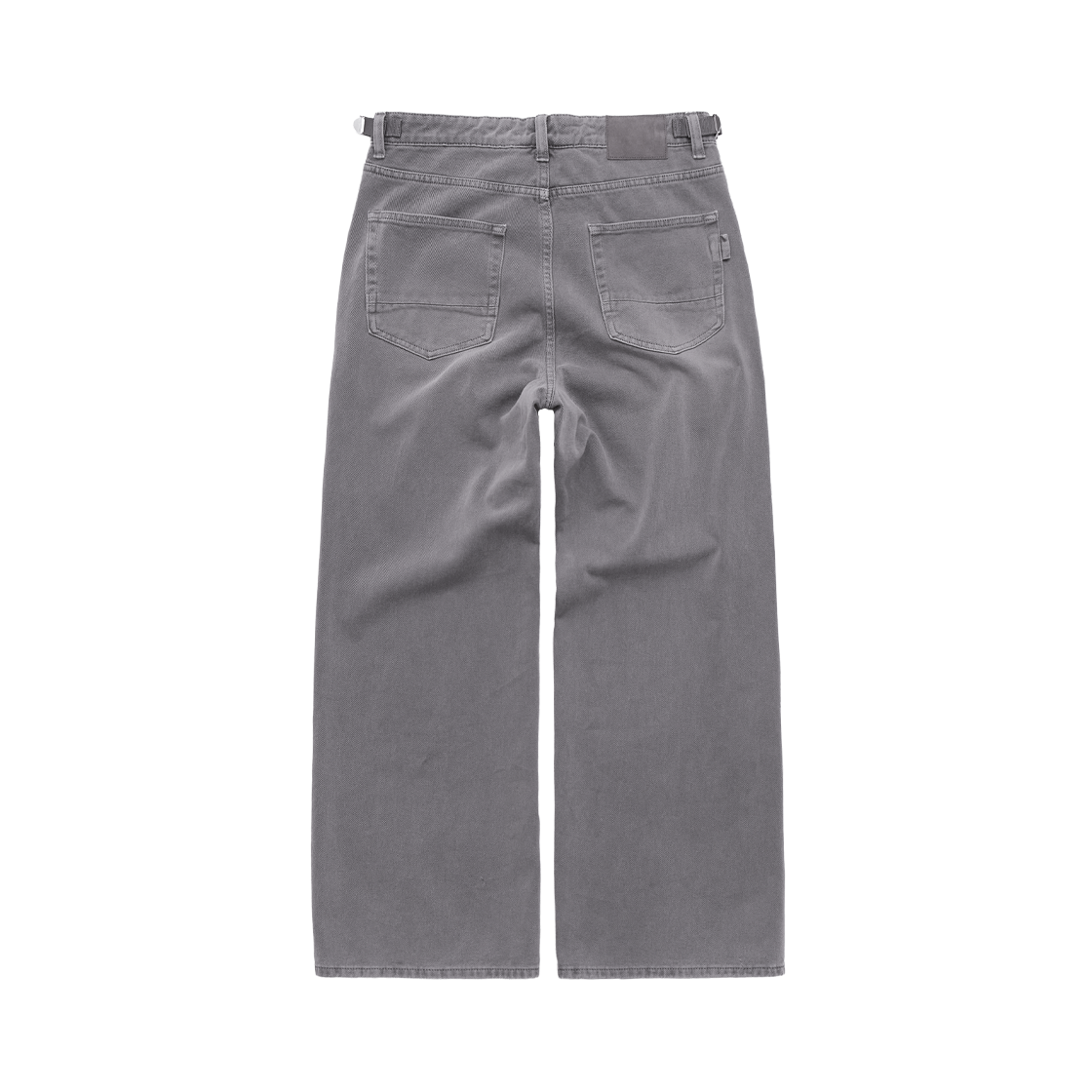 Polyteru - Soft Brushed Gosima Denim Pants (Mid Gray) product image 2 | TRAB K-Fashion Australia