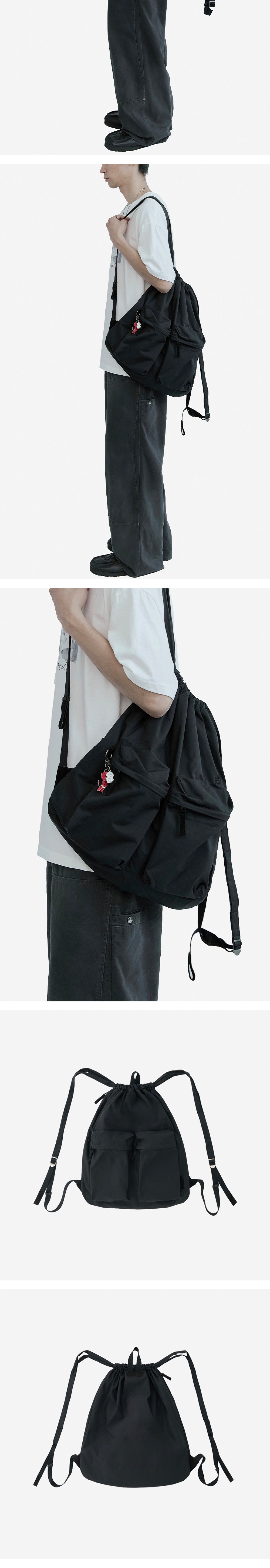 Polyteru - 2pk Draw Bag (Black) product image 5 | TRAB K-Fashion Australia