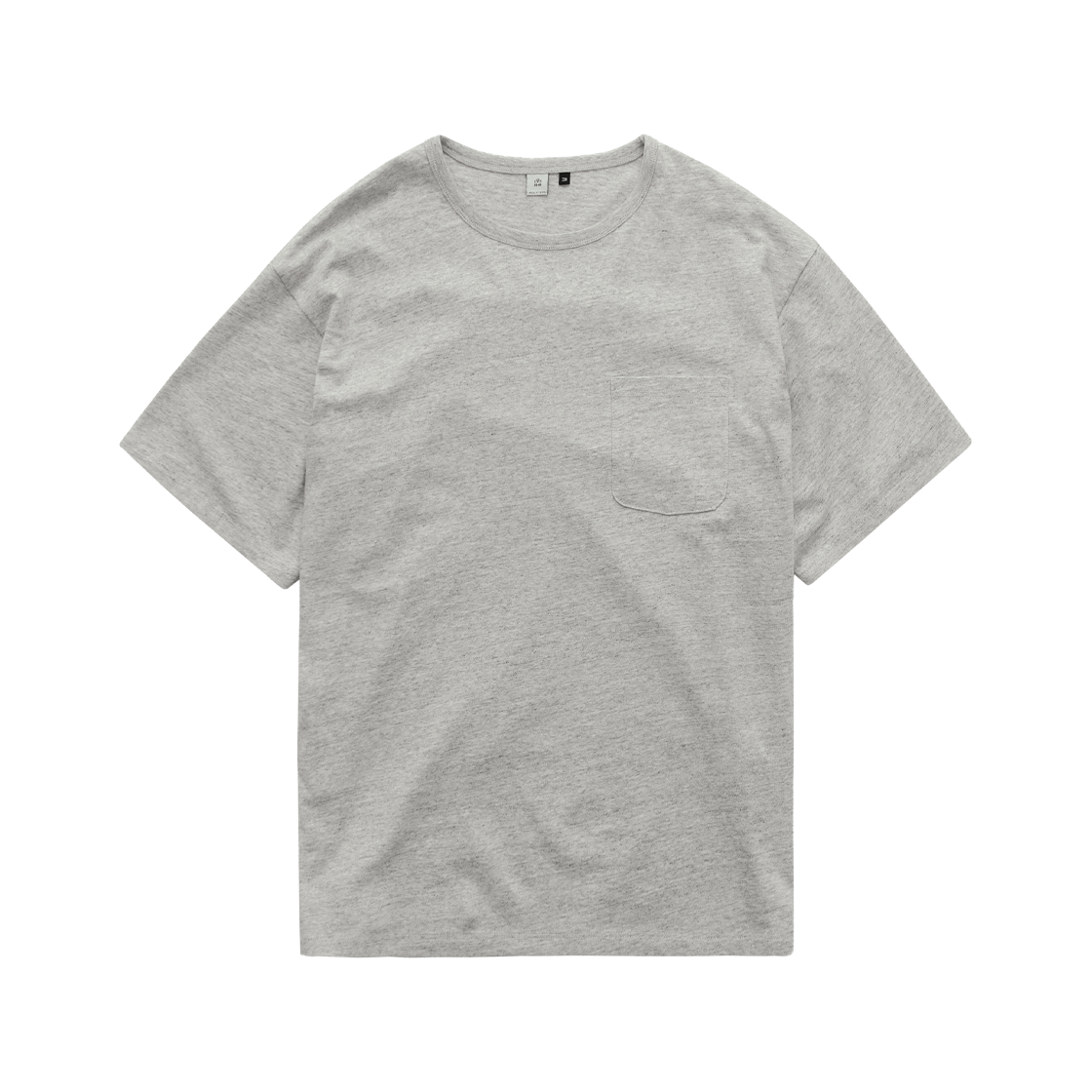 Polyteru - Tenjiku Pocket T-Shirt (Melange Gray) product image 1 | TRAB K-Fashion Australia