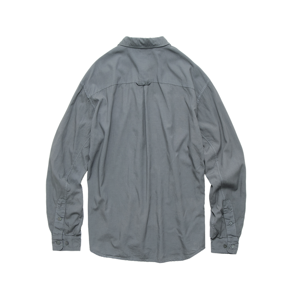 Polyteru - Tenco Loosed Shirt 2.0 Blue (Gray 002) product image 2 | TRAB K-Fashion Australia