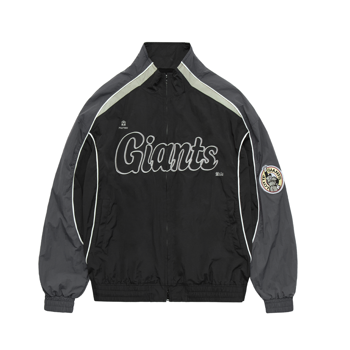 Polyteru - X LOTTE GIANTS Dugout Retro (Jumper Black) product image 1 | TRAB K-Fashion Australia