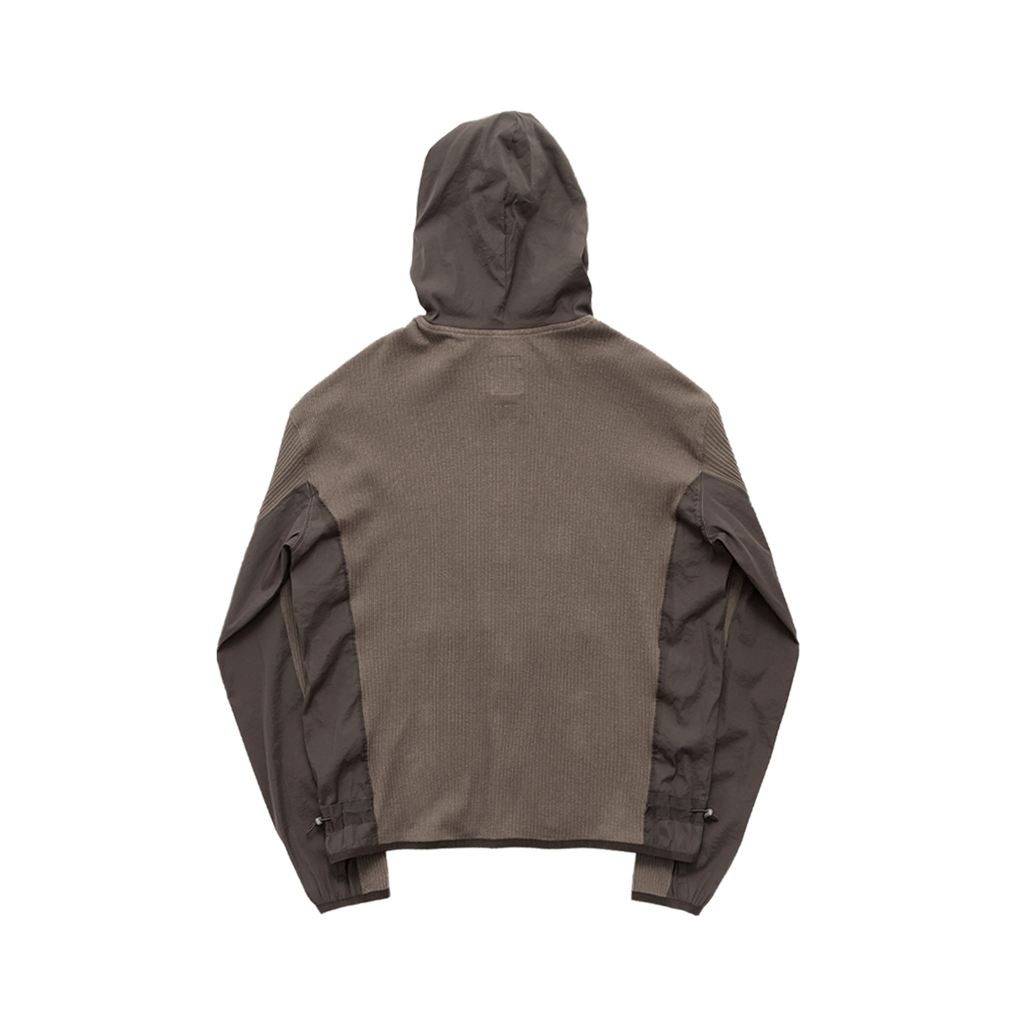 Polyteru - A.F. Block Zip Hoodie (Brown) product image 2 | TRAB K-Fashion Australia