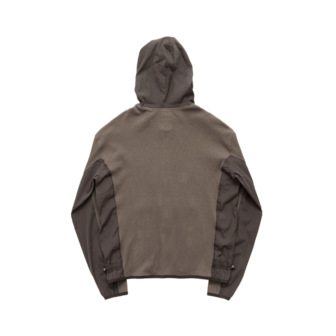Polyteru - A.F. Block Zip Hoodie (Brown) product image 2 | TRAB K-Fashion Australia