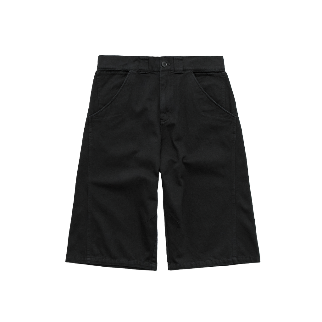 Polyteru - Half Slash Officer Pants (Black) product image 1 | TRAB K-Fashion Australia