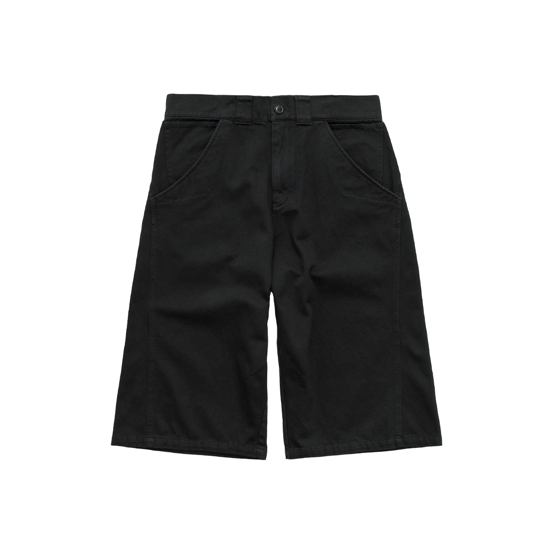 Polyteru - Half Slash Officer Pants (Black) product image 1 | TRAB K-Fashion Australia