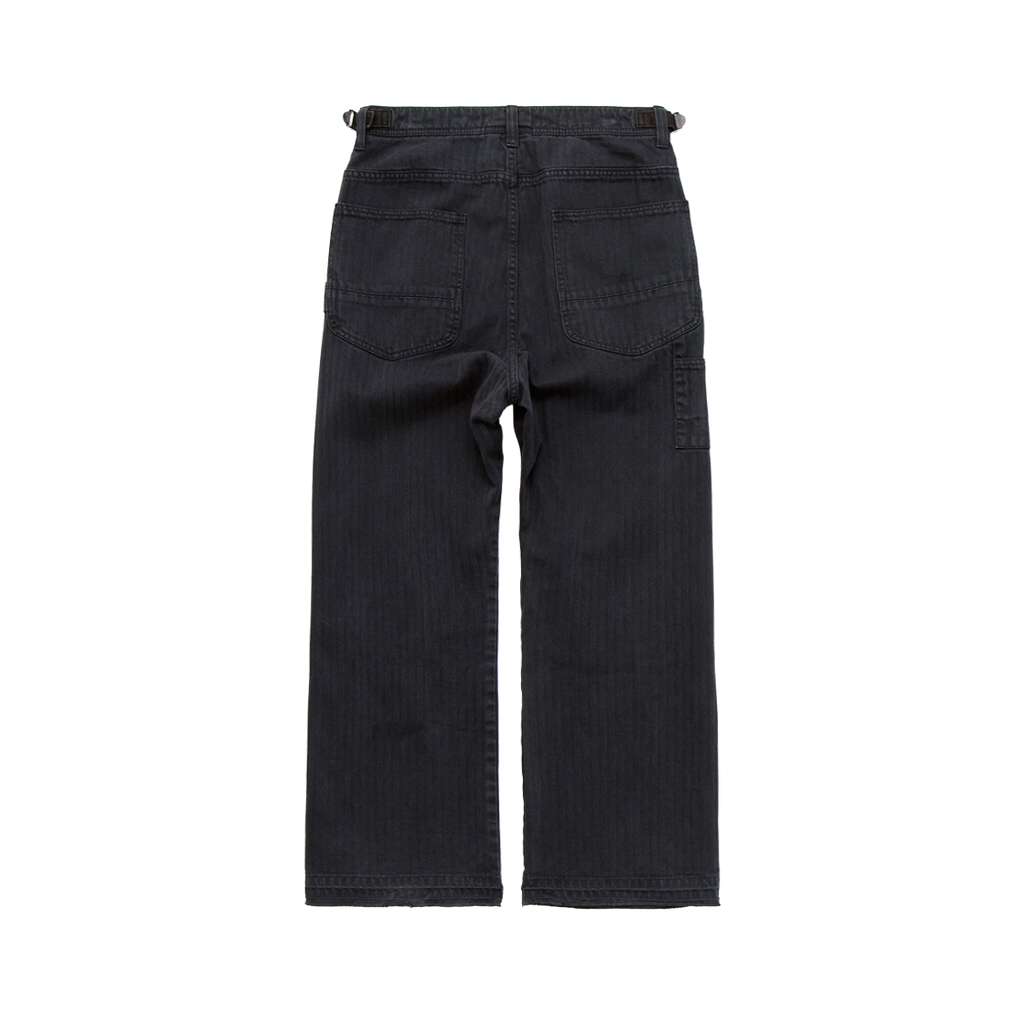 Polyteru - HBT Double Knee Pants Washed (Purple Charcoal) product image 2 | TRAB K-Fashion Australia