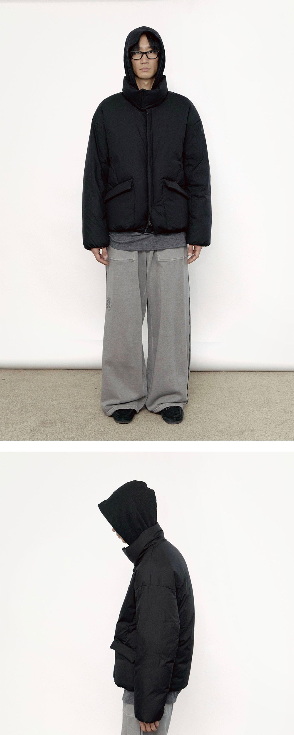 Polyteru - Harrington Down Puffer (Black) product image 3 | TRAB K-Fashion Australia