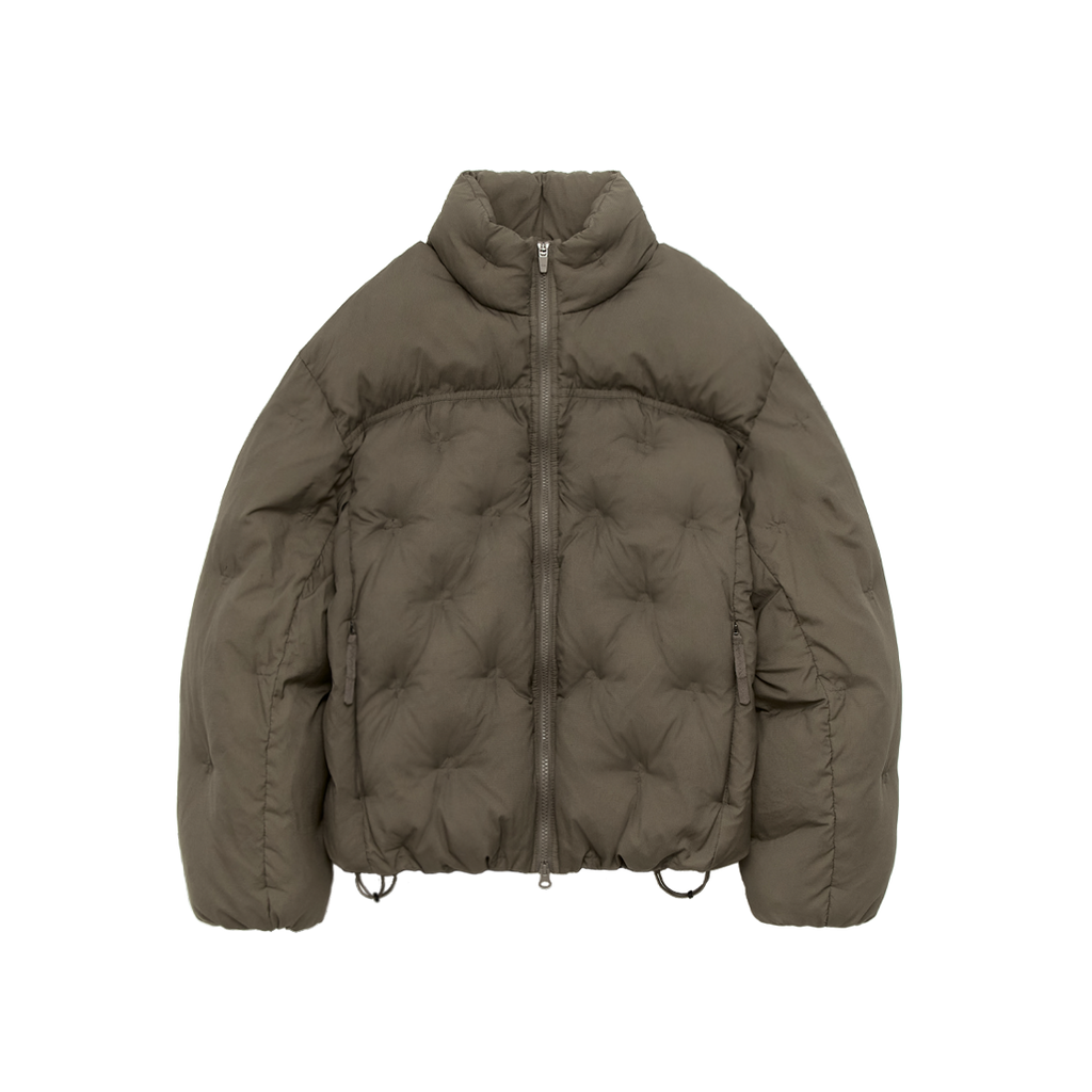 Polyteru - Embo Down Puffer Jacket (Mocha) product image 1 | TRAB K-Fashion Australia