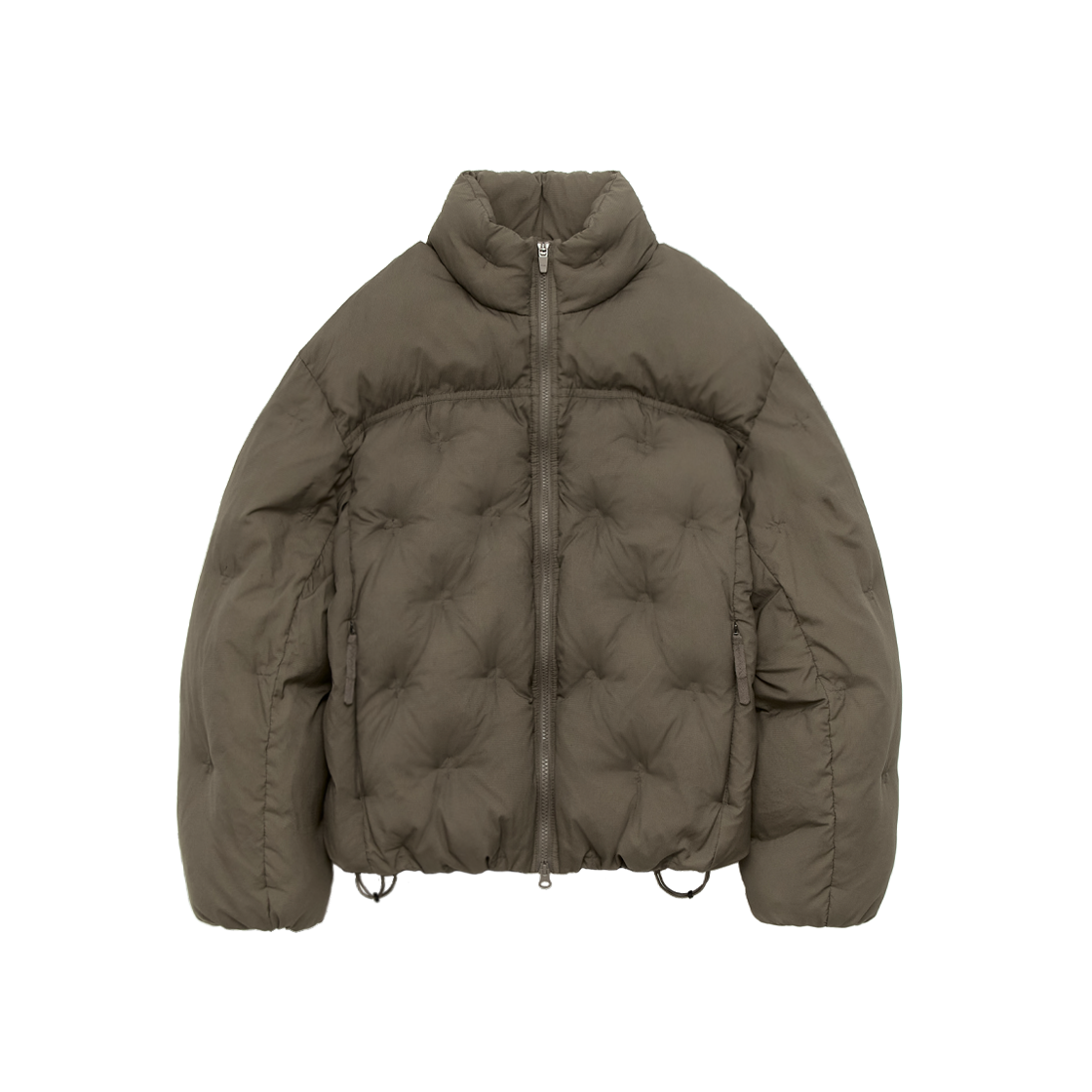 Polyteru - Embo Down Puffer Jacket (Mocha) product image 1 | TRAB K-Fashion Australia