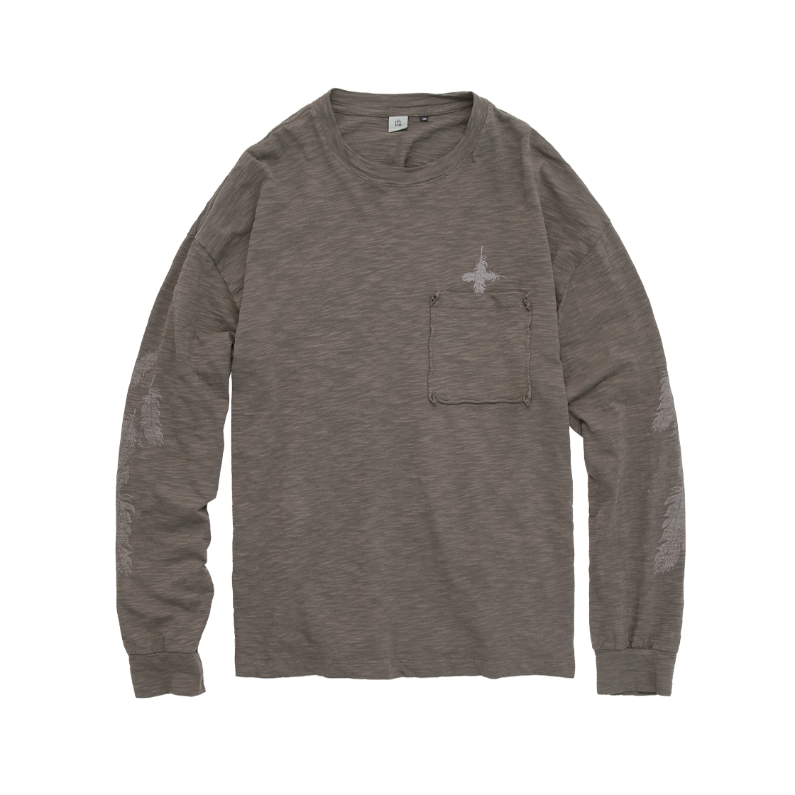 Polyteru - 1011 Feather Long Sleeve (Brown) product image 1 | TRAB K-Fashion Australia