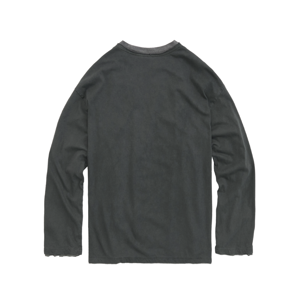 Polyteru - Layered Long Sleeves Green + (Gray) product image 2 | TRAB K-Fashion Australia