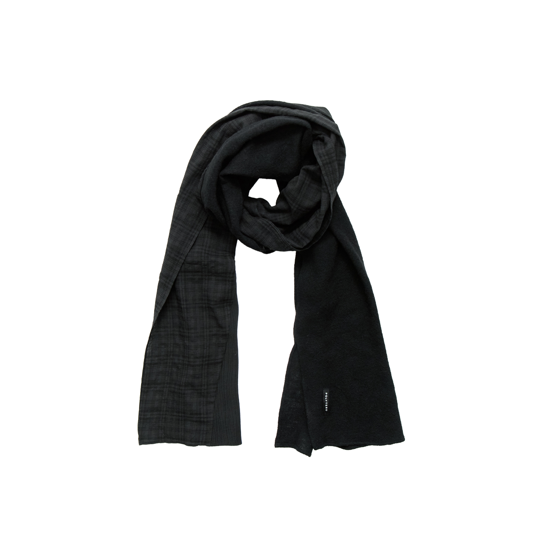 Polyteru - Inter Cut Muffler (Black) product image 1 | TRAB K-Fashion Australia