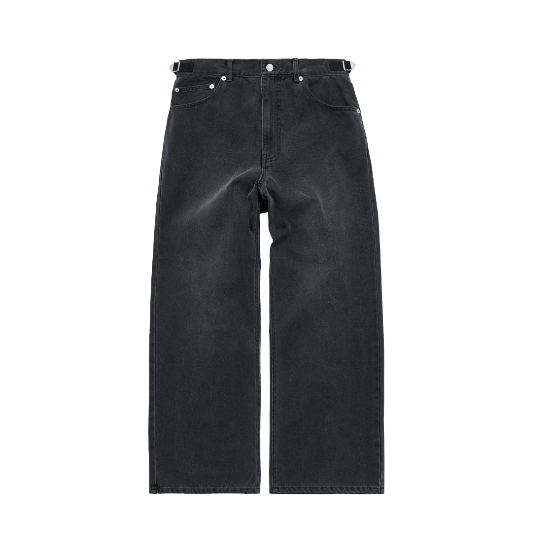 Polyteru - Gosima Denim Pants (Matt Charcoal) product image 1 | TRAB K-Fashion Australia