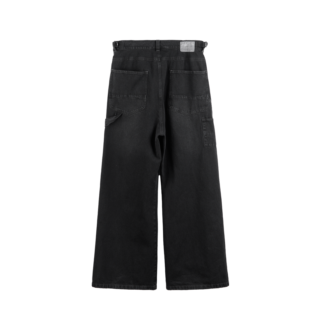 Polyteru - Damaged Carpenter Pants (Washed Black) product image 2 | TRAB K-Fashion Australia