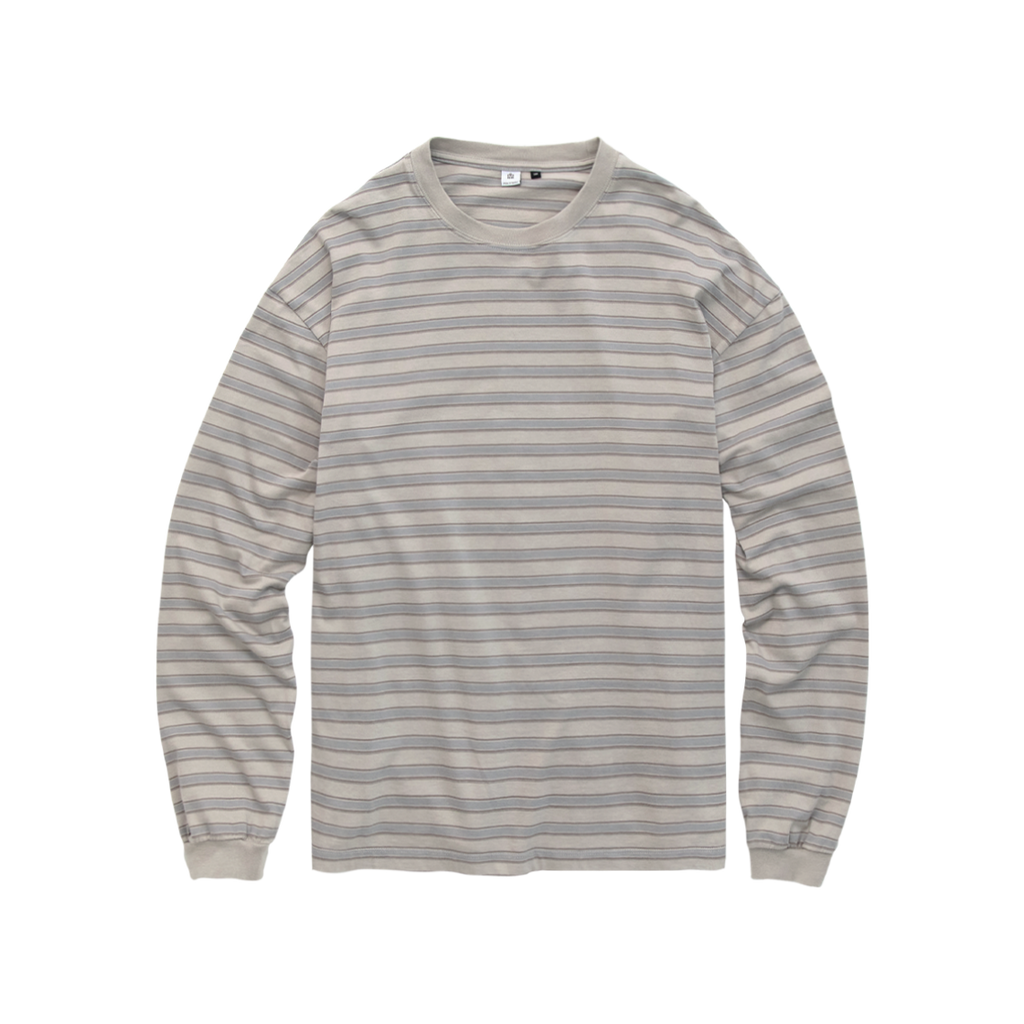 Polyteru - Striped Long Sleeve (Ecru) product image 1 | TRAB K-Fashion Australia