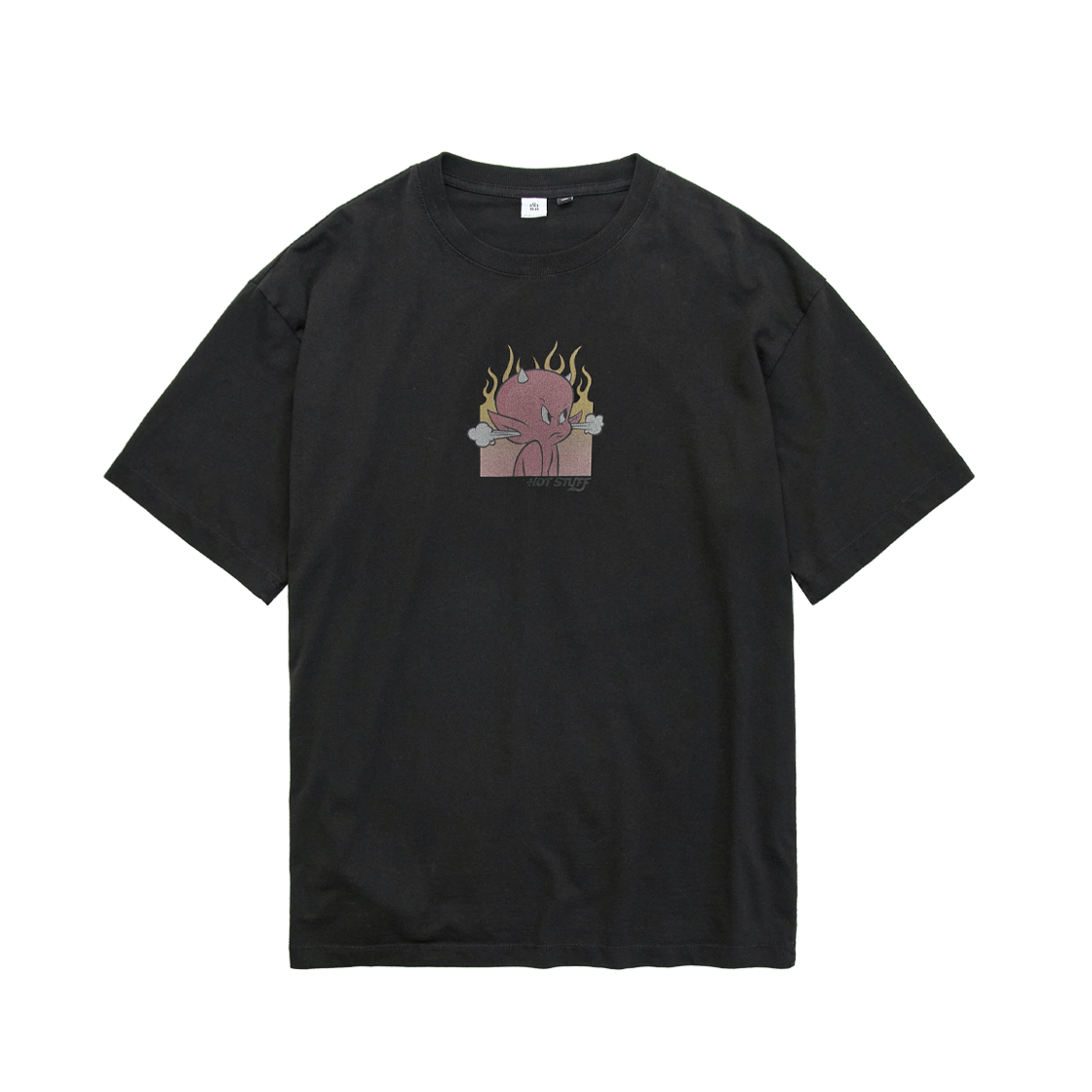 Polyteru - x Hot Stuff 1/2 Sleeves 'Flame' (Washed Black) product image 1 | TRAB K-Fashion Australia