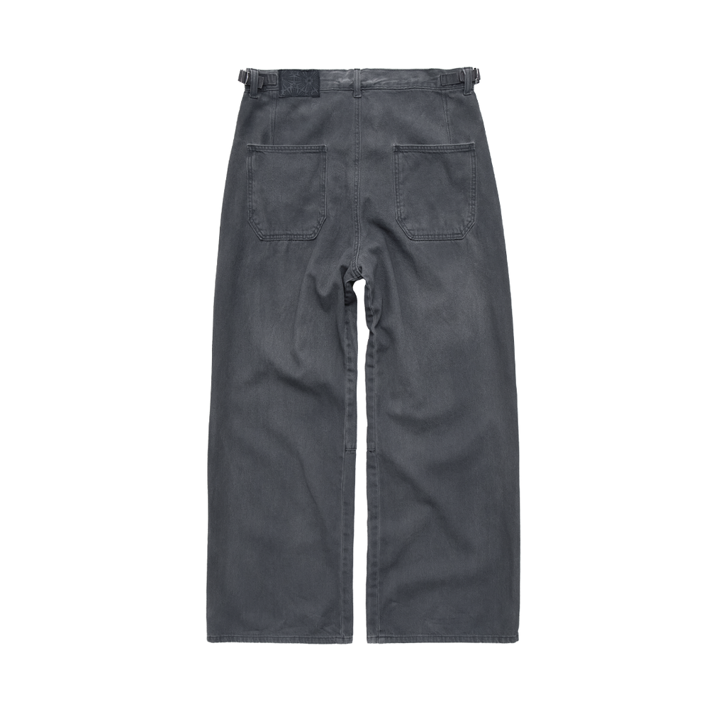 Polyteru - Coated Gosima Denim Pants 1% (Blue Charcoal) product image 2 | TRAB K-Fashion Australia