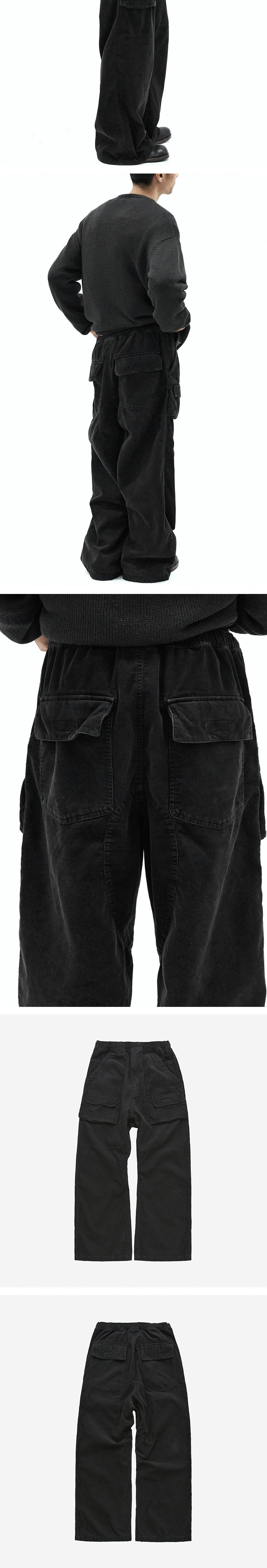 Polyteru - Heavy Front Cargo (Pajama Charcoal) product image 3 | TRAB K-Fashion Australia