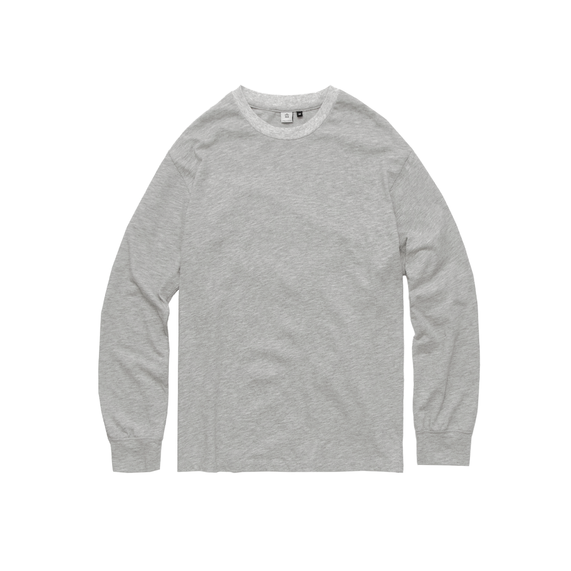 Polyteru - Textured Long Sleeves Slub (Melange Gray) product image 1 | TRAB K-Fashion Australia