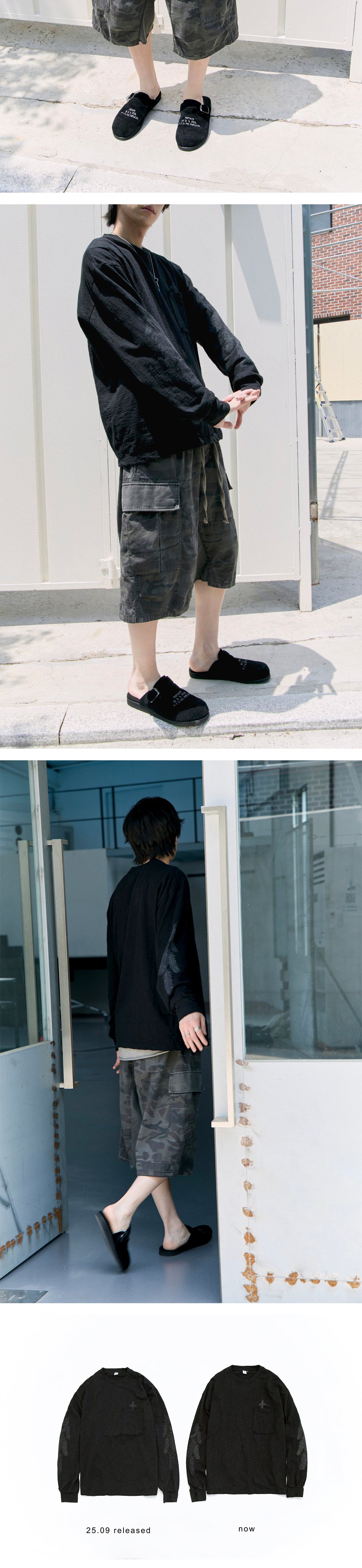 Polyteru - 1011 Feather Long Sleeve (Black) product image 4 | TRAB K-Fashion Australia