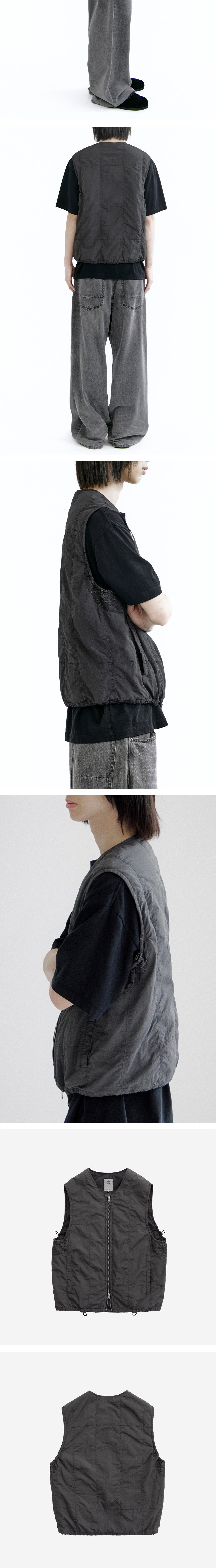 Polyteru - Grid Vest (Gray) product image 4 | TRAB K-Fashion Australia