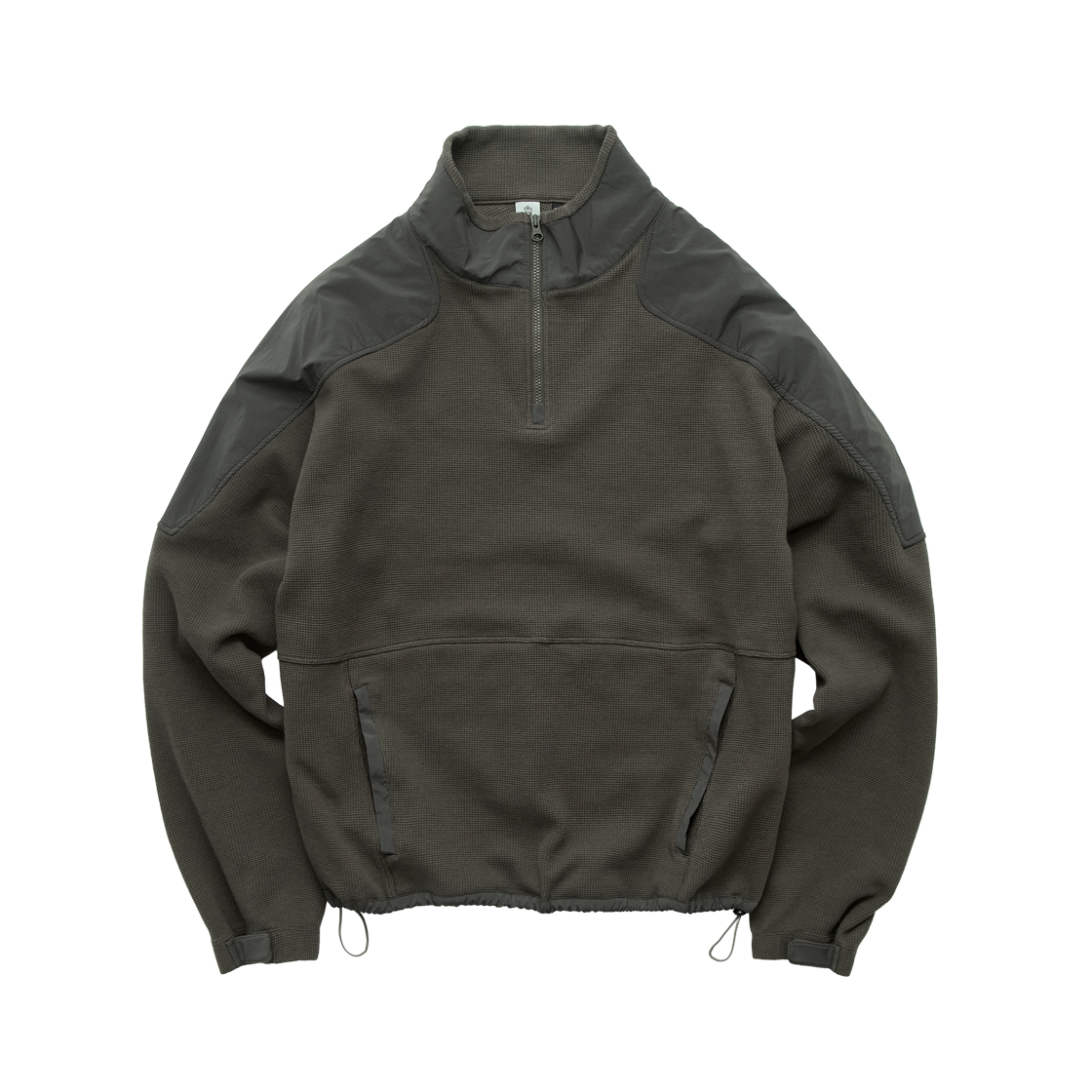 Polyteru - Commando Half Zip (Sweat Khaki) product image 1 | TRAB K-Fashion Australia