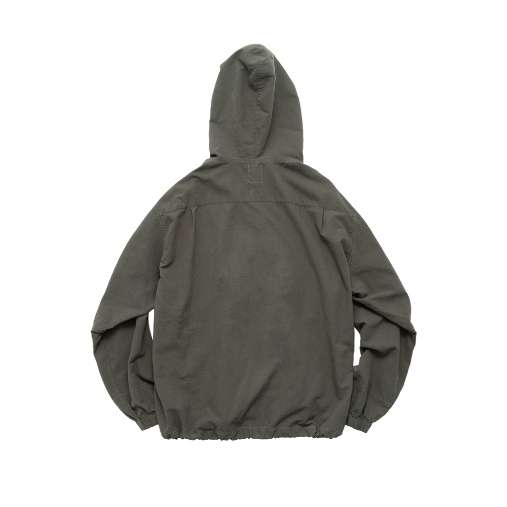 Polyteru - Zip Hoodie Parka (Khaki Gray) product image 2 | TRAB K-Fashion Australia
