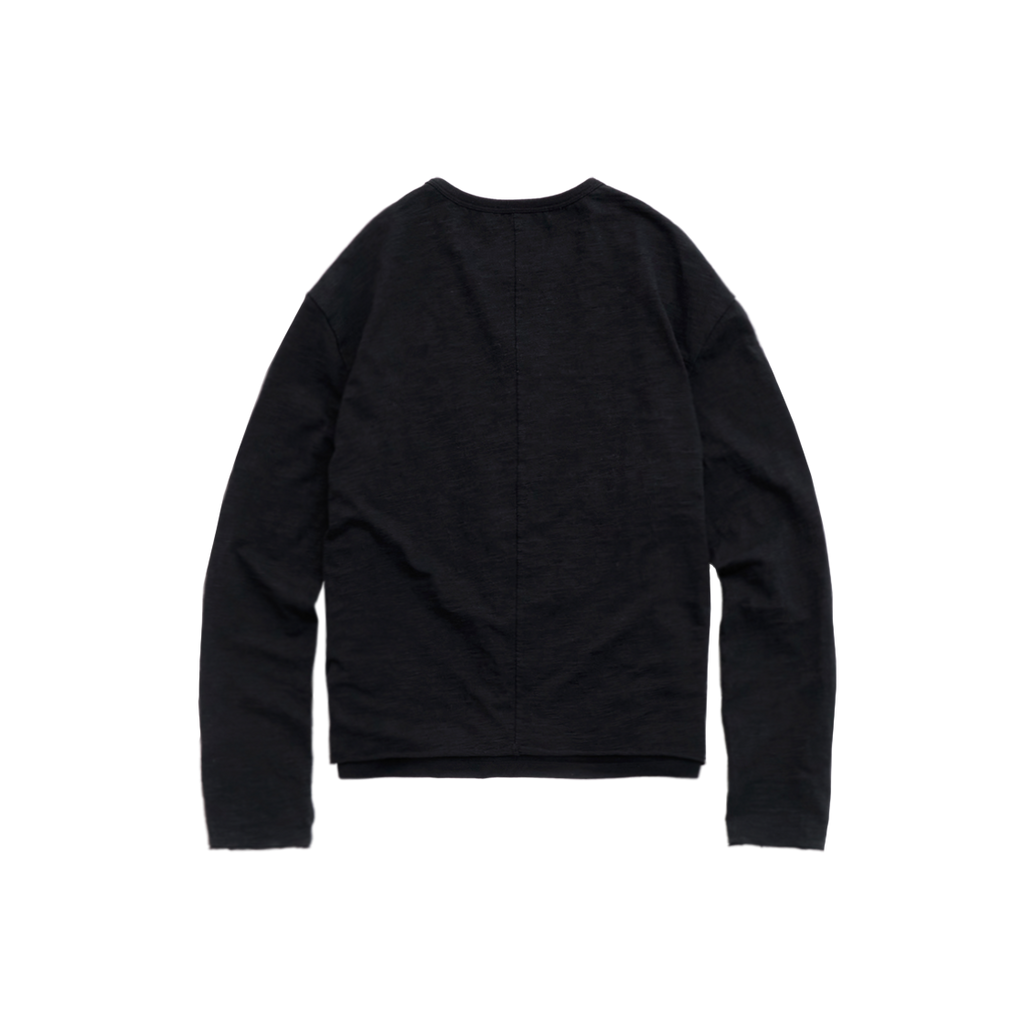 Polyteru - Henley Neck Long Sleeves (Black) product image 2 | TRAB K-Fashion Australia