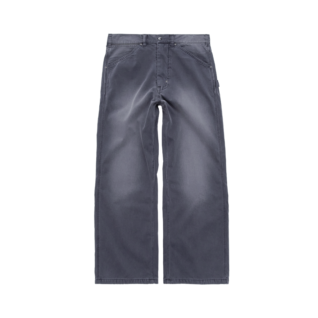 Polyteru - Sulfur Dyed French Work Pants Hard Washed (Blue Gray) product image 1 | TRAB K-Fashion Australia